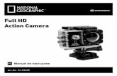 Full HD Action Camera · Em caso de defeito, consulte o seu distribuidor especializado. ... (retirar a ficha de rede ou remover as pilhas)! • Limpe as lentes (oculares e/ou objetivas)
