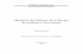História do Debate do Cálculo Econômico Socialista · 2009-04-16 · UNIVERSIDADE DE SÃO PAULO FACULDADE DE ECONOMIA, ADMINISTRAÇÃO E CONTABILIDADE DEPARTAMENTO DE ECONOMIA