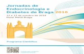 Jornadas de Endocrinologia e Diabetes de Braga 2018...de 40,5 ± 13,1 anos. O sistema de perfusão subcutânea contínua de insulina era utilizado por 21,1%. Relativamente à prática