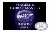 VIAGEM & CURSO MASTER - The Great American Cake trip... · 2016-09-05 · VIAGEM E CURSO NA ESCOLA WILTON – EUA 04/6/2017 - 17/6/2017 Oportunidade exclusiva em 2017! Viagem acompanhada