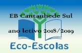 EB Cantanhede Sul ano letivo 2018/2019aemm-cantanhede.pt/documentos/PPT_ECO_2018-19 - EBCantSul.pdf · rede de malha quadrangular, intercetado, ao centro. por um saco do mesmo género: