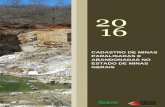 Cadastro de Minas Paralisadas e Abandonadas do Estado de … · 2016-01-22 · fechamento de mina, do ponto de vista ambiental e social, em Minas Gerais, tem ficado a cargo do órgão