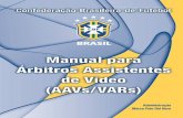 Manual para Árbitros Assistentes de Vídeo (AAVs/VARs) · 2017-10-13 · Árbitros assistentes de Vídeo (aaVs / Vars) 9 1. Introdução e razão dos experimentos A 130º AGM do