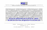 Fundamentos de Eletromagnetismowiki.ifsc.edu.br/mediawiki/images/8/8e/Apostila_Eletro... · 2008-10-07 · Prof. Fernando L. R. Mussoi Fundamentos de Eletromagnetismo 5 Parte I -