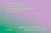 cultura artística, temporada 2019...foto capa: Marco Borggreve temporada cultura artística 2019 sala são paulo, 21h 19–20.03 antonio meneses violoncelo cristian budu piano 23–24.04