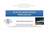 ACTA REUMATOLÓGICA PORTUGUESA...Acta Reumatológica Portuguesa (…) quando uma figura Se nos mostra no ar, robusta e válida, De disforme e grandíssima estatura; O rosto carregado,