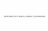 DEPARTAMENTO DE Hª MEDIEVAL, MODERNA Y …campus.usal.es/~memoria/1314/07_investiga/Departam... · Aproximación histórica a su origen, configuración y desarrollo sociourbanístico