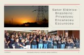Setor Elétrico Brasileiro: Privatizou Encareceu Escureceusengeba.org.br/wp-content/uploads/2017/10/eletrobras.pdf · 2017-10-18 · 21/09/2017 Empregados Chesf-Sul / Comissão Debate