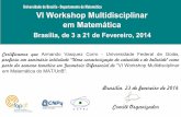Universidade de Brasília - Departamento de Matemática … · 2014-02-26 · Universidade de Brasília - Departamento de Matemática ááááááá ááltidisciplinar áica Certifi2