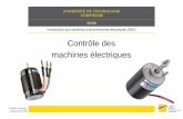 Contrôle des machines électriques · Nicolas DAMAY Maître de conférences Département IM nicolas.damay@utc.fr Cours SY03 : contrôle des machines électriques 4 Problème de régulation