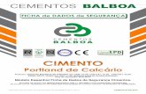 FDS Cimento Cementos BALBOA, Alconera 22-11-2017 Ed …...Aprovado pelo Conselho de Administração da OFICEMEN (22-11-2017) 1 CEMENTOS BALBOA Producto: Cimento Portland de Calcário