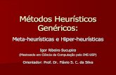Métodos Heurísticos Genéricos - IME-USPigorrs/seminarios/metahiper.pdf · 2008-05-05 · Tipos de meta-heurísticas Uma possível divisão, por Melián et al. (Universidad de La