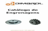 Catálogo de Engrenagens - Dimarol8 Engrenagens para Corrente Passo 15,875 mm Norma ASA Norma DIN Correntes: Largura Interna= 9,53 Diâmetro do Rolo = 10.16 Engrenagens: Correntes: