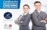 Internacional en CoaChing · por un año de la Asociación nacional en Coaching más presti-giosa de México. Pertenecer a la Comunidad Impel. Acceso gratuito a Webinars virtuales.