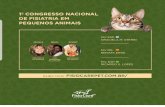 1º Congresso Nacional de Fisiatria em · Leste da Fisio Care Pet Professora de Fisioterapia Veterinária convidada na UNG e Anhembi-Morumbi (2013-2015) Diretora do Departamento de