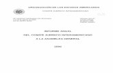 INFORME ANUAL DEL COMITÉ JURÍDICO INTERAMERICANO A LA ... · De acuerdo a lo que dispone el Manual de clasificación para la serie de documentos oficiales de la OEA, se adjudica