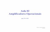 Aula 02 Amplificadores Operacionaiselo2eng/Aula_02_DCE4_2014_11a.pdf · Amplificadores Básicos Slide 02 • Amp-ops podem ser conectados em configurações de malha aberta ou de