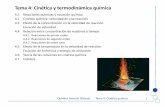 Tema 4: Cinética y termodinámica químicamota/QG_F-TEMA_4-2017-Cinetica...Química General (Físicas) Tema 4: Cinética química 26 Energía de activación y temperatura Todo proceso