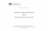 HABITABILIDADE NO SISTEMA SOLAR - Repositório Aberto · 2019-06-06 · i Prefácio O tema da existência de vida no sistema solar é extremamente interessante. Gente de todas as