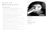 CV Sofia Marques Janeiro 2020 - artistglobalmanagement.com · •2009, “Estados Eróticos Imediatos de Soren Kierkegaard”, Agustina Bessa Luís, Enc. Andresa Soares • 2009,
