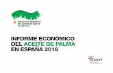 INFORME ECONÓMICO DEL ACEITE DE PALMA EN ESPAÑA 2018 · 3 Situación del aceite de palma 28 en el mundo 4 El aceite de palma 30 en el contexto europeo 5 Situación actual en España