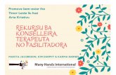 Promove bem-estar iha Timor-Leste liu husi Arte …manyhands.org.au/uploads/files/Promoting_wellbeing_in...Promove bem-estar iha Timor-Leste liu husi Arte Kriativu: Rekursu ba konselleira,