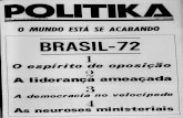 BRASlL-72memoria.bn.br/pdf/126535/per126535_1972_00013.pdf · 2014-01-31 · confidente e beneficiário - seria a hora de cada um nós, habitantes do Rio de Janeiro, pedir ao Governador