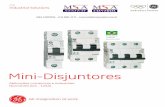 Mini-DisjuntoresAplicações comerciais e industriais. Norma IEC (0,5 - 125A) GE Industrial Solutions. GE imagination at work. Mini-Disjuntores. Produzidos no Brasil. Séries G45 e