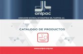 CATÁLOGO DE PRODUCTOS - Anipacanipac.com/.../11/CATALOGO-DE-MAQUINARIA-Y-EQUIPO-VF.pdfRepresentamos a fabricantes de maquinaria para la industria del plástico Productos que ofrece