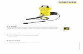 K 2 Basic - kaercher-media.com · 2020-02-01 · K 2 Basic O limpador de alta pressão "K2 Basic" é a solução de limpeza ideal para utilização ocasional e sujidade ligeira em