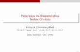 Princípios de Bioestatística Testes Clínicosenricoc/pdf/medicina/aula9_10.pdfPara calcular o VPP e o VPN recorreremos ao Teorema de Bayes. Suponha que os eventos C1 e C2 formem