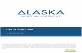 CARTA SEMESTRAL - Alaska Asset Management · leia sobre os assuntos, há uma literatura extensa disponível que permitirá o aprendizado com erros dos outros. O tempo inevitavelmente