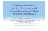 Stairway to Heaven · 2018-01-04 · Stairway to Heaven: An Architecture-Level Characterization of Cloud Migration Strategies Nabor C. Mendonça Programa de Pós-Graduação em Informática
