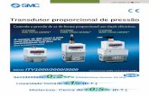 Transdutor proporcional de pressão · 2014-10-31 · 1 Transdutor proporcional de pressão Série ITV1000/2000/3000 Características standard Modelo Pressão máx. de alimentação
