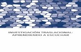 Investigación Traslacionalfundaciongasparcasal.org/.../investigacion... · tigaciones preclínicas y las clínicas, es lo que se denomina Investigación Traslacional. La Medicina