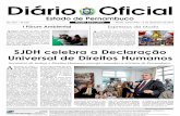 SJDH celebra a Declaração Universal de Direitos Humanos200.238.105.211/cadernos/2018/20181213/1... · Diário Oficial Estado de Pernambuco Ano XCV • N0 230 Poder Executivo Recife,