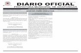 DIÁRIO OFICIAL - arapongas.pr.gov.br · EDITAL DE JULGAMENTO DE RECURSOS REF: EDITAL DE CONCORRÊNCIA Nº 002/17 - (PMA) O Sr.° Prefeito Municipal, após análise dos recursos ,