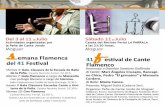 emana Flamenca 41 estival de Cante Festival...gura todo un espectáculo flamenco, completo, potente y único. Protagonistas: las palmas, la guitarra, la voz y el “quejío”. El
