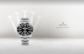 SUBMARINER - Rolex · La esfera es el rostro distintivo de un reloj Rolex, el mayor responsable de su identidad y legibilidad. Caracterizada por sus índices de oro de 18 quilates