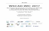 WSCAD -WIC 2017wscad.sbc.org.br/2017/anais/anais-wscad-wic-2017.pdf · 2017-10-22 · FICHA CATALOGRçFICA Workshop de Inicia o Cient fica do WSCAD 2017 ( XVIII Simp sio em Sistemas