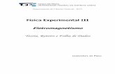 Física Experimental III Eletromagnetismocienciasnaturais.saomateus.ufes.br/.../anexo/fisica_experimental_iii...fisica_2019.pdfFísica Experimental III Eletromagnetismo Teoria, Roteiro