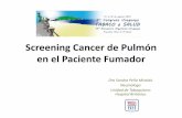 Screening Cancer de Pulmon en el paciente fumadorMaria J. Garcia-Vellosoa,∗, Gorka Bastarrika b, Juan P. de-Torres et al. Se necesita más investigación para responder preguntas