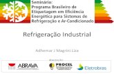 Apresentação do PowerPoint - ABRAVA · 2018-08-29 · Refrigeração está presente numa grande quantidade de processos industriais, seja no processo produtivo ou na estocagem do