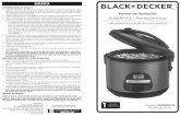 1 garantia ano de Modelo SUPERRICE - Black&Decker · aplicáveis, a Black & Decker do Brasil Ltda. assegura ao proprietário consumidor deste aparelho, garantia contra defeito de