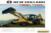 B95B B110B - New Holland Agriculture · 2 A New Holland apresenta os dois modelos de retroescavadeira com inovações tecnológicas, desempenho e ... transmissão Power Shuttle tem