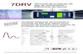 7DRV Terminal de proteção de - SILECTRISTerminal de proteção de bay de alimentador / diferencial de barras Unidade integrada de proteção e controle de bay que opera como proteção