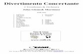 Divertimento Concertante · PDF file 2016-07-08 · Divertimento Concertante 2 Trombones & Orchestra John Glenesk Mortimer EMR 1032 1 1 1 1 1 1 1 1 1 1 1 1 1 Full Score Solo Parts