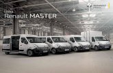 Linha Renault MASTER · Renault MASTER FURGÃO Força e agilidade comprovadas por quem entende Não importa o tamanho da carga que você transporta, o Renault Master Furgão se adapta