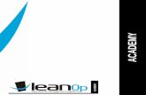 ACADEMY - Leanop€¦ · Facilitador Lean Liderança Capitães de Equipa Medidas e Revisões 5S & Gestão Visual Gestão da Melhoria Gestão de Projectos TWI –Training Within Industries