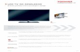 LED TV 3D 46WL863G...LED TV 3D 46WL863G A fusão perfeita entre tecnologia e design 22-05-2012 01/03 Televisores high-tech com design JACOB JENSEN - 117 cm | 46".Ecrã Pro LED 32 concebido